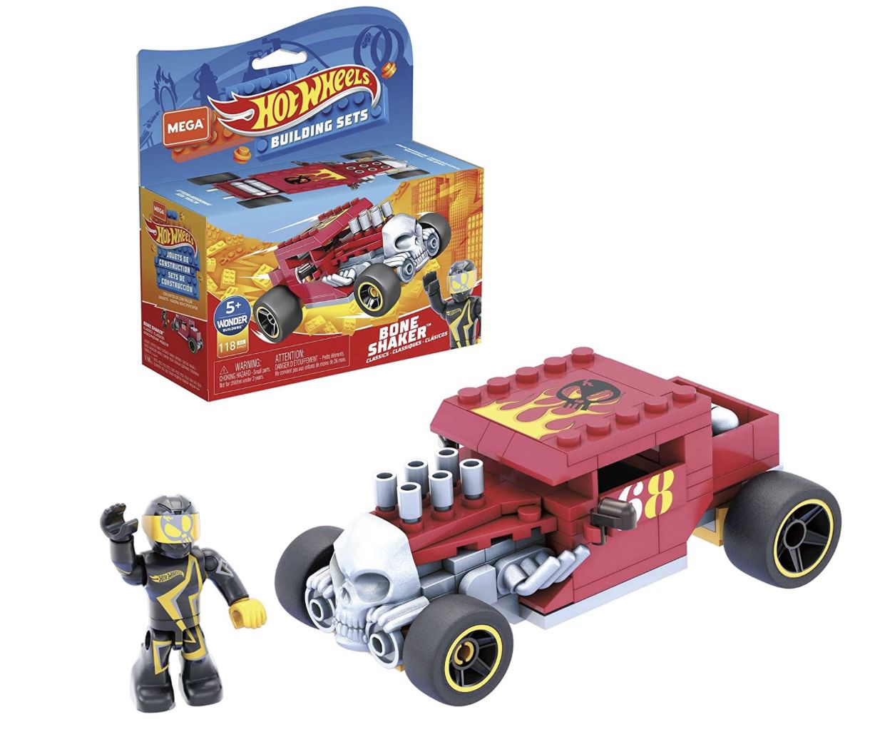 MEGA GVM29   MEGA Construx + Hot Wheels Bone Shaker Fahrzeug für 8,49€ (statt 11€)