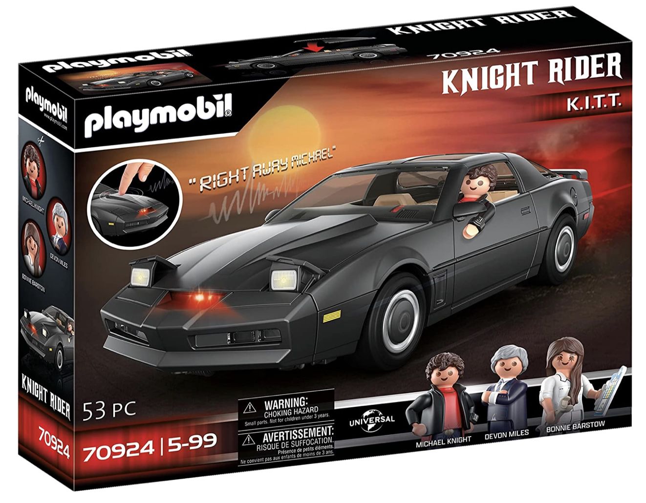 Playmobil Knight Rider   K.I.T.T. (70924) für 24,99€ (statt 39€)