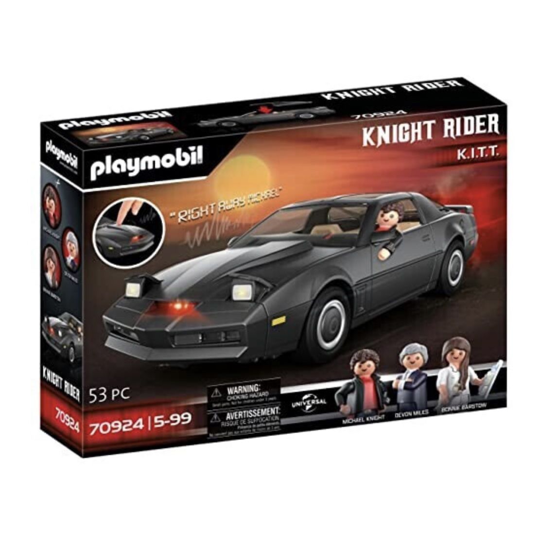 Playmobil Knight Rider &#8211; K.I.T.T. (70924) für 47,99€ (statt 57€)