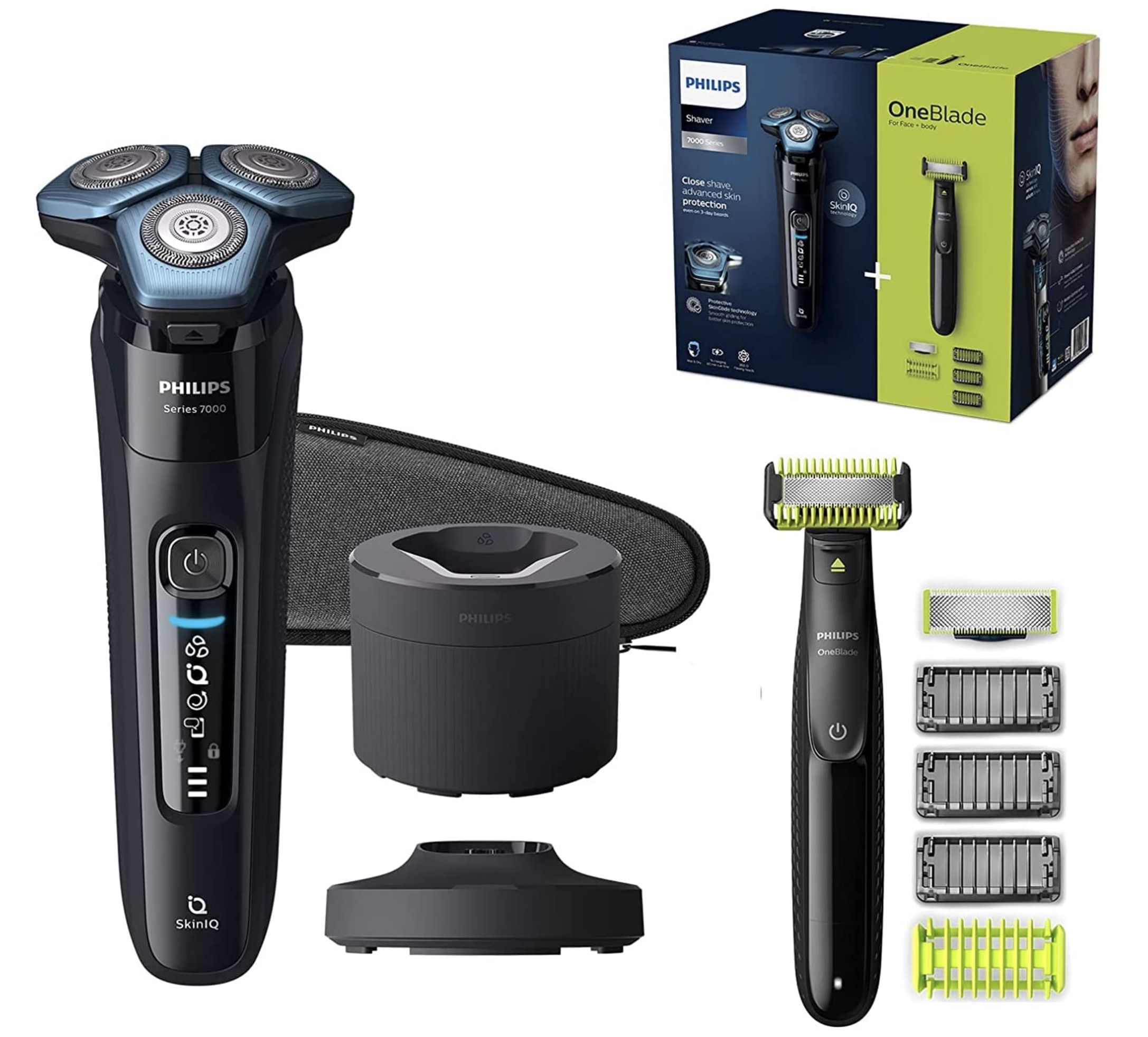 Philips S7783/78 Nass  und Trockenrasierer inkl. Reinigungsstation & OneBlade für 112€ (statt 150€)