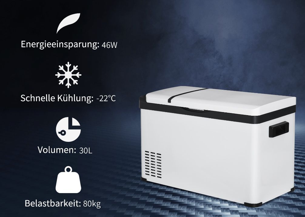 Outsunny Auto Kühlbox 30L mit LCD Anzeige für 214,99€ (statt 240€)