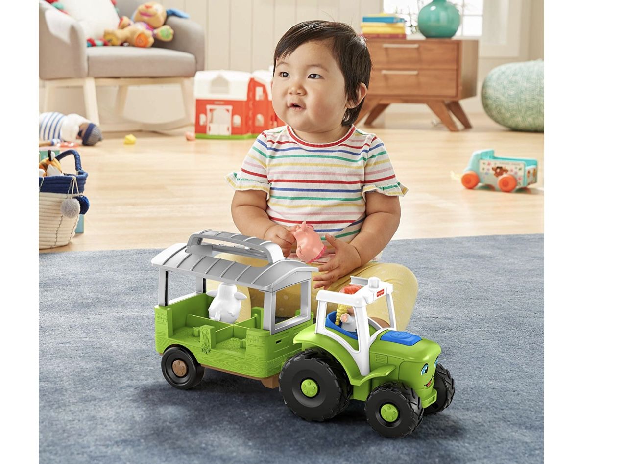 Fisher Price GTM07   Little People Traktor zum Schieben für 20,90€ (statt 28€)