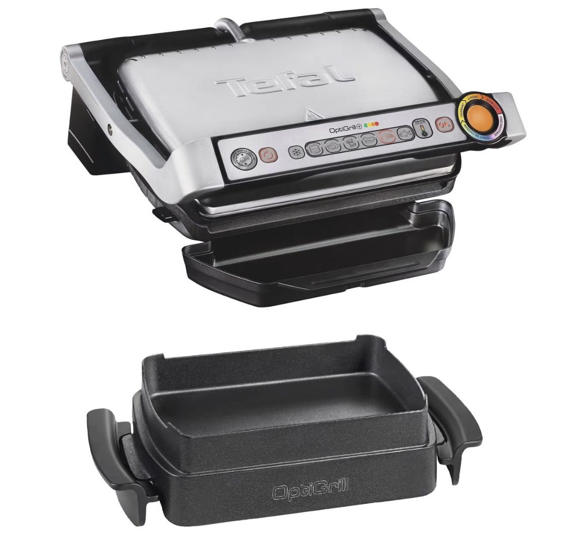 Tefal GC714D OptiGrill+ mit Backschale für 143,70€ (statt 170€)