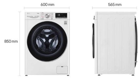🧺 LG V7WD96H1A Waschtrockner 9kg Waschen & 6kg Trocknen für 483€ (statt 639€)