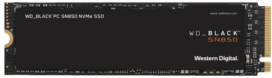 WD Black SN850 1TB interner Speicher NVMe PCI Express für 109,24€ (statt 135€)