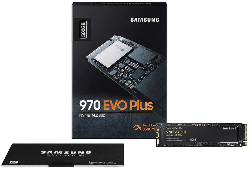 SAMSUNG 970 EVO Plus 500GB SSD NVMe für 54,90€ (statt 66€)