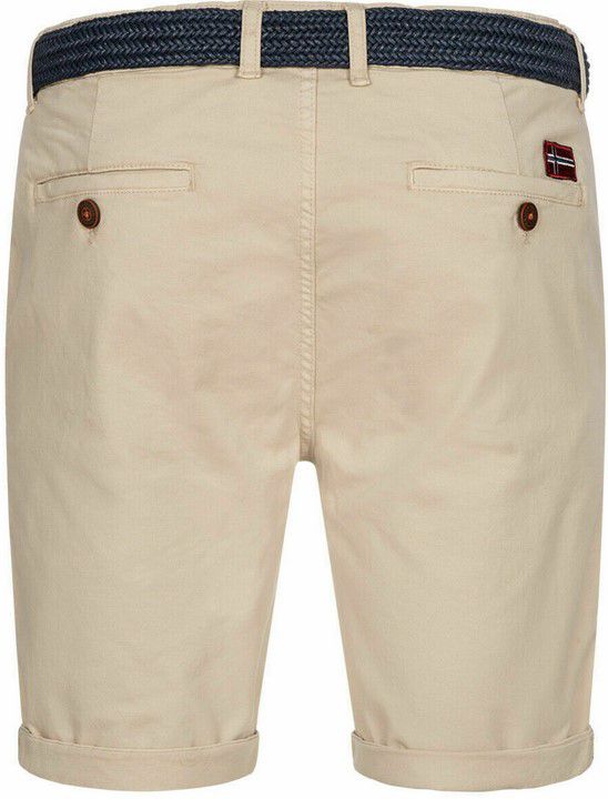 Geographical Norway Herren Bermuda Chino mit Gürtel für 23,92€ (statt 40€)