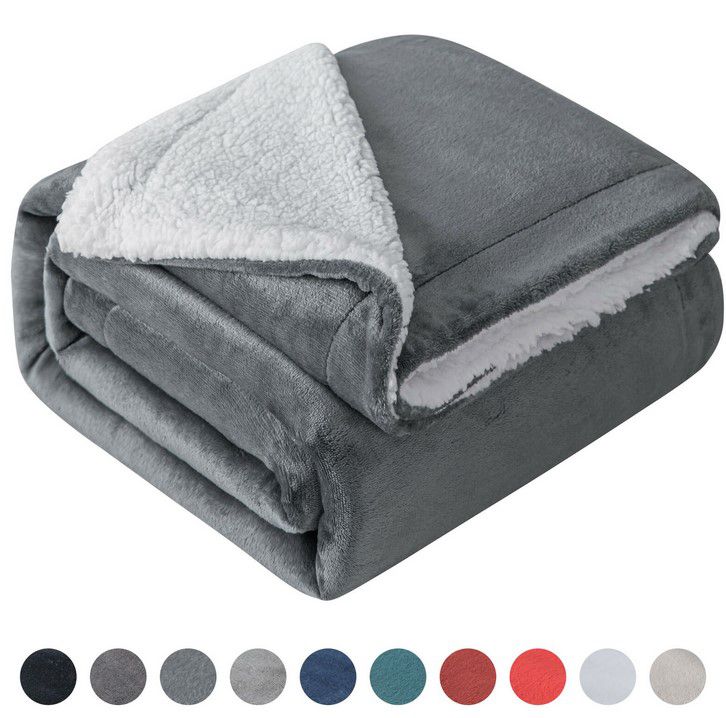 Mixibaby Sherpa Coral extra weiche Fleece Kuscheldecke 150x200cm für 14,39€ (statt 25€)