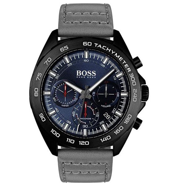 Hugo Boss 1513679 Herren Chronograph 44mm mit Leder Armband für 192,81€ (statt 263€)