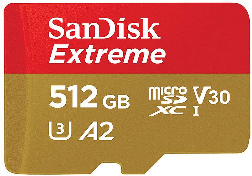 SANDISK Extreme 512GB micro SDXC Speicherkarte 190 MB/s für 46,99€ (statt 53€)