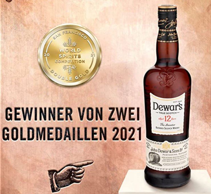 1 x 0,7l Dewars Special Reserve Blended Scotch Whisky 12 Jahre für 22,99€ (statt 26€)
