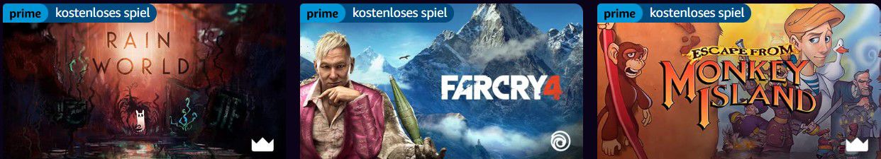 Ab sofort gratis Games für Primer z.B. FARCRY4 u.v.a.m