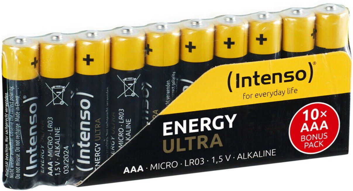 100er Pack Intenso Energy Ultra AAA Micro Batterien für 16,99€ (statt 27€)