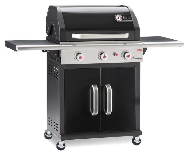 Landmann Triton PTS 3.0 schwarzer Gasgrillwagen für 348,95€ (statt 389€)