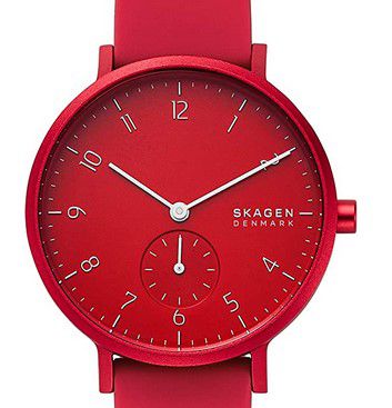 Skagen Aaren Kulor 36mm Damen Aluminiumuhr mit Silikonarmband 3 Farben je 49€ (statt 80€)