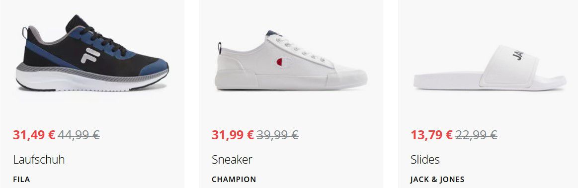 Deichmann Sale mit bis zu 50% Rabatt auf ausgewählte Schuhe + 10% Extra Rabatt