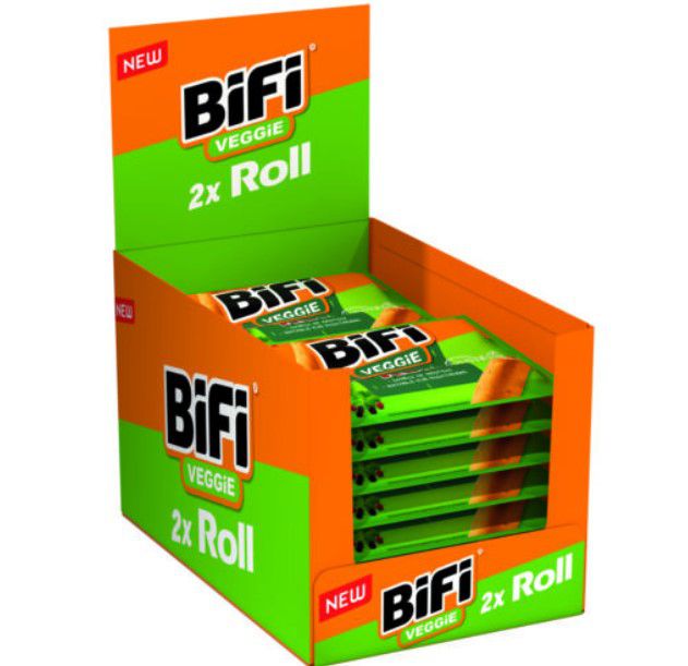 BiFi Veggie Roll 12x2x40g vegetarischer Salami Wurstsnack für 18,99€ (statt 24€)