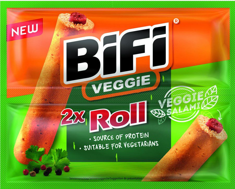 BiFi Veggie Roll 12x2x40g vegetarischer Salami Wurstsnack für 18,99€ (statt 24€)