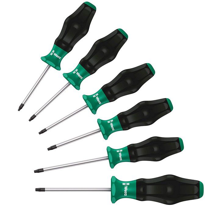 Wera 1367/6 Torx Schraubendrehersatz Kraftform Comfort 6 tlg. für 19,68€ (statt 29€)  prime