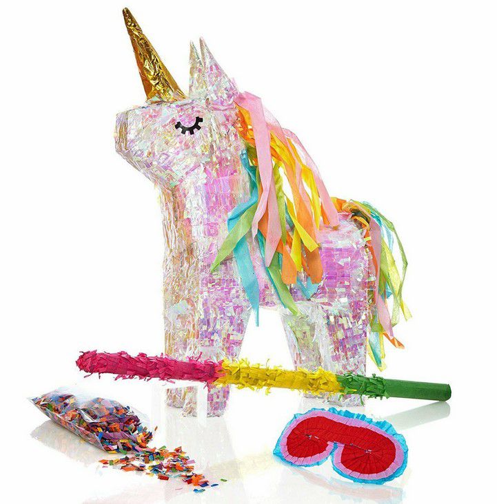 Einhorn Pinata Party Set mit Schläger & Zubehör für 19,99€ (statt 33€)