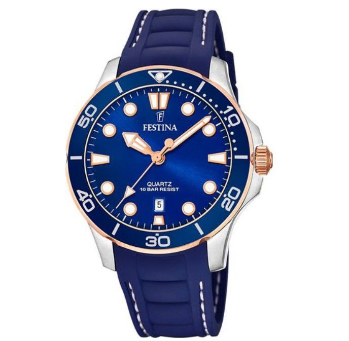 Festina Boyfriend F20502 Damen Armbanduhr 39mm für 49€ (statt 82€)