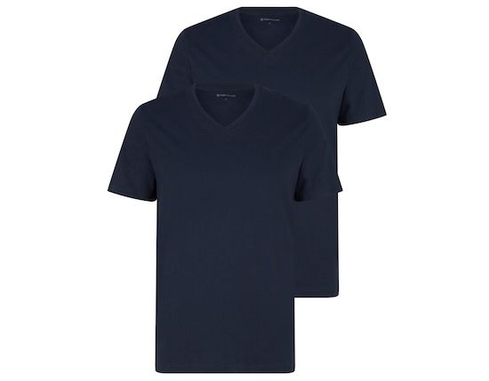 👕 2er Pack Tom Tailor T Shirts in Navy ab 10,91€ (statt 18€)