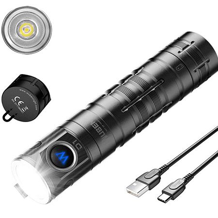 Wuben D1 EDC Wiederaufladbare Taschenlampe, IP68, 6 Modi, 1.100lm für 31,47€ (statt 63€)