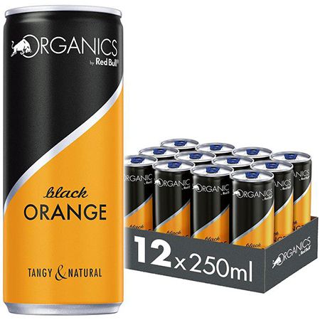 12er Pack Red Bull Organics Black Orange ab 10,47€ (statt 19€) &#8211; Prime Sparabo