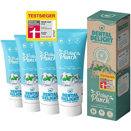 4er Pack Dental Delight Polar Punch Zahncreme – Gletscher-Minze ab 7,56€ (statt 11€)