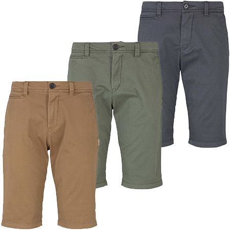 Tom Tailor Josh Herren Bermudas in drei Farben für je 26,85€ (statt 40€)