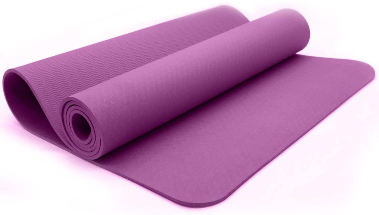 FiduSport TPE Gymnastikmatten (183x61cm) in Bordeaux oder Purple für je 9,99€ (statt 20€)