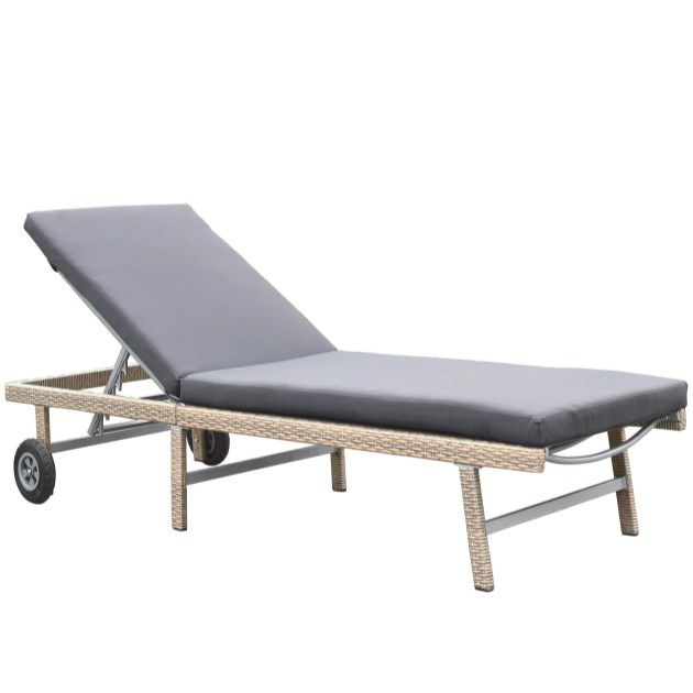 MERXX Gartenliege Navarra mit 202cm Länge &#038; Auflage für 189,48€ (statt 219€)