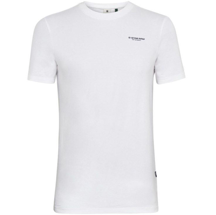 G STAR RAW Herren Slim Base T Shirt in Weiß für 11,69€ (statt 16€)