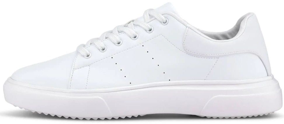 TOM TAILOR Basic Herren Sneaker in Weiß für 37,79€ (statt 44€)