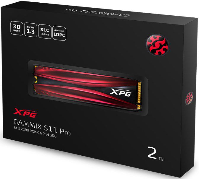 ADATA XPG GAMMIX S11 Pro PCIe M.2 SSD mit 2TB für 140,95€ (statt 185€)