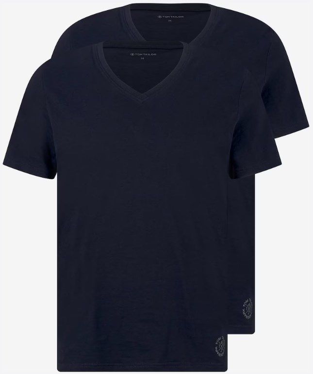 2er Pack Tom Tailor T Shirts in Navy für 10,39€ (statt 13€)