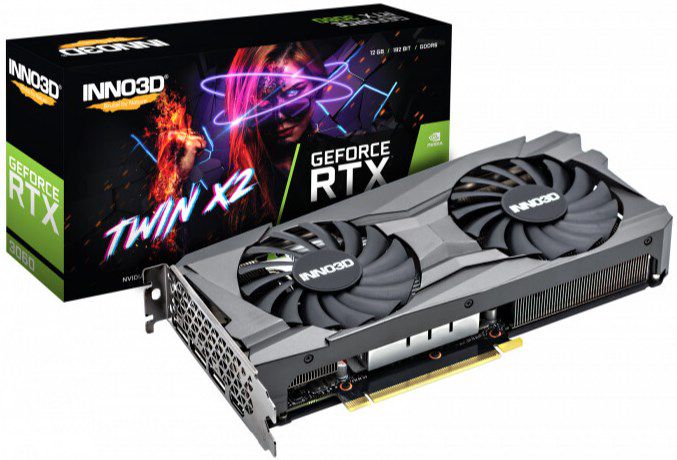 Inno3D GeForce RTX 3060 Twin X2 Grafikkarte für 406,99€ (statt 436€)