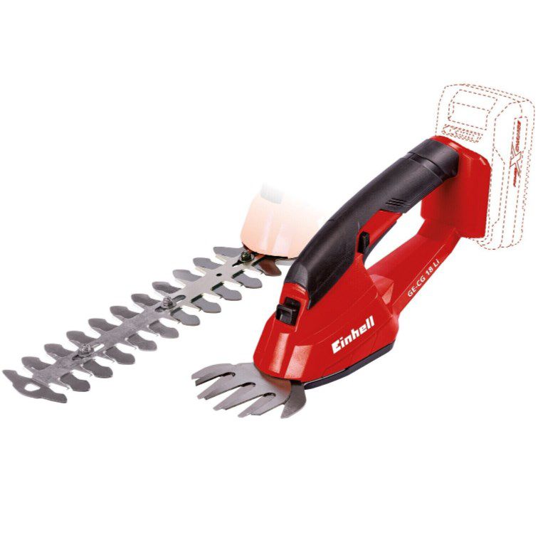 Einhell Akku-Grasschere GE-CG 18 Li-Solo + Strauchmesser, ohne Akku für 37,49€ (statt 43€)