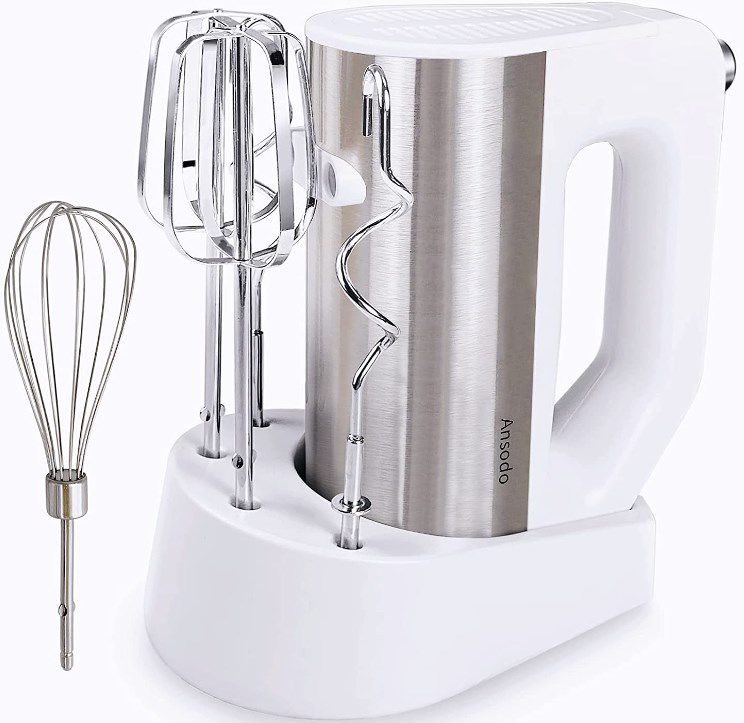 550W Handmixer mit 5 Geschwindigkeiten plus Turbo und Zubehör für 20,39€ (statt 34€)