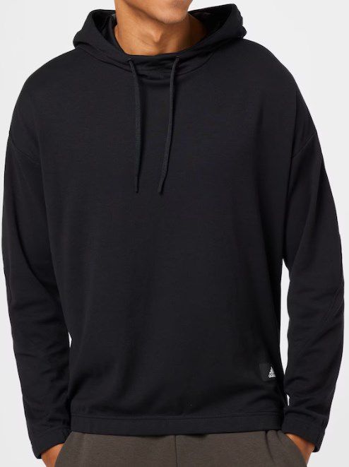 Adidas Performance Hoodie TRVL 3 Stripes in Schwarz für 26,18€ (statt 40€)