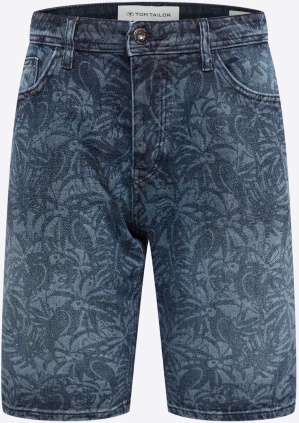 Tom Tailor Shorts Josh in Blau mit Muster ab 20,94€ (statt 33€)