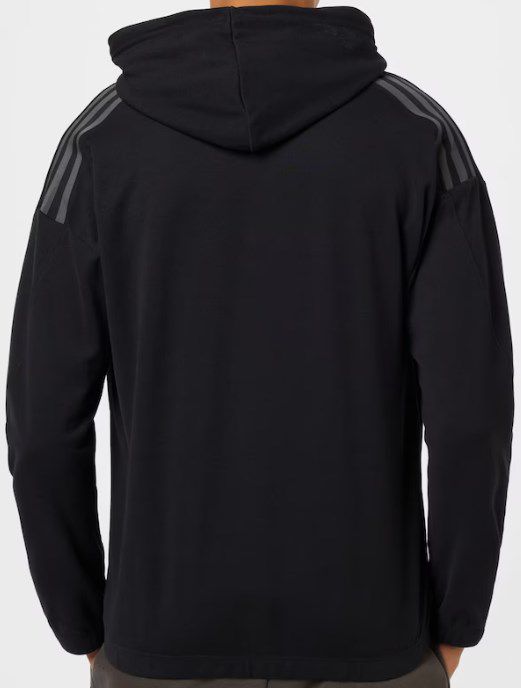 Adidas Performance Hoodie TRVL 3 Stripes in Schwarz für 26,18€ (statt 40€)