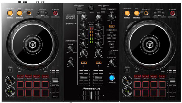 Pioneer 2 Kanal DDJ 400 DJ Controller in Schwarz für 235,29€ (statt 275€)