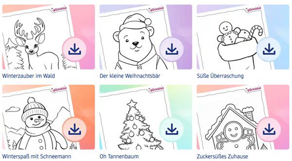 Gratis: Malvorlagen für Kinder zum Ausdrucken von dm