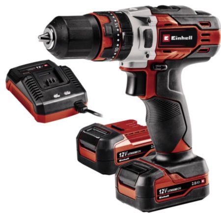 Einhell 12V Akku Schlagbohrschrauber TE CD 12/1 Li i  inkl. 2x 2,0Ah Akku & Ladegerät für 71,39€ (statt 87€)