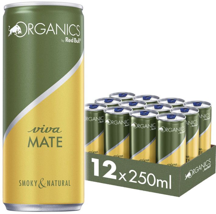 12x Red Bull Organics Viva Mate Bio (je 250ml) für 9,43€ zzgl. Pfand   Prime Sparabo