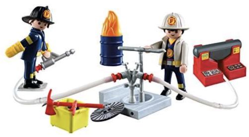 PLAYMOBIL 5651 City Action Mitnehm Feuerwehrset mit Wasserpumpe für 11,50€ (statt 18€)   Prime