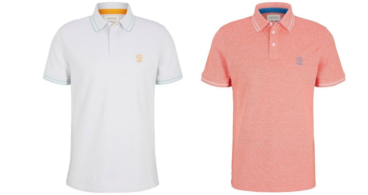 Tom Tailor Herren Poloshirt in verschiedenen Farben für 24,44€ (statt 30€)