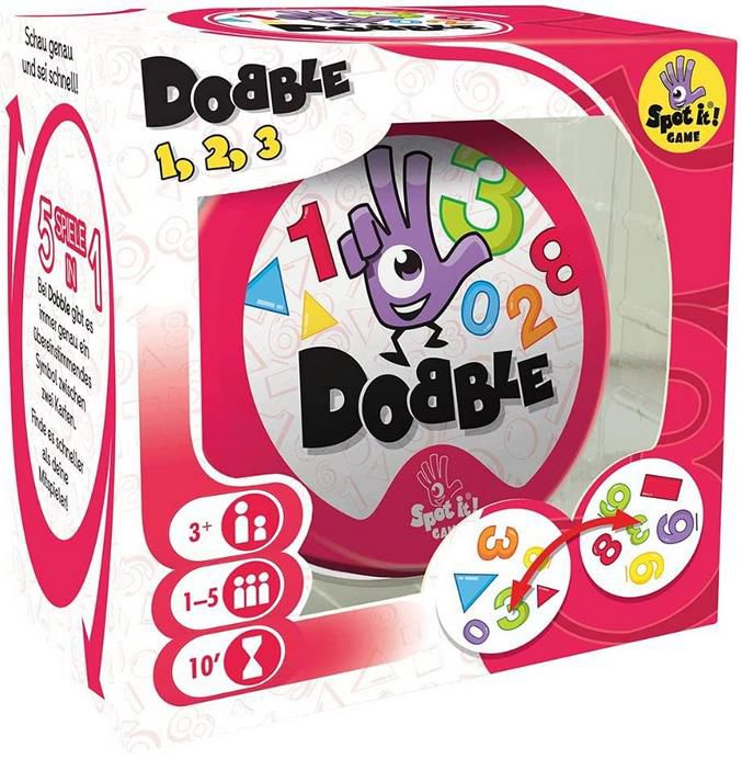 Asmodee Zygomatic Dobble 1, 2, 3 Kartenspiel für 9,29€ (statt 12€)   Prime