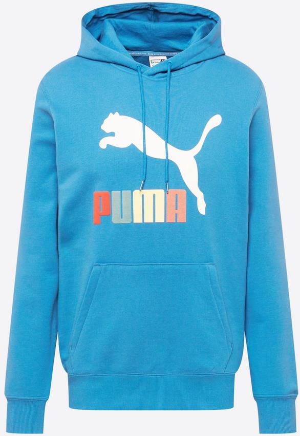 Puma Classics Logo Interest Herren Hoodie in Blau für 23,95€ (statt 45€)   M